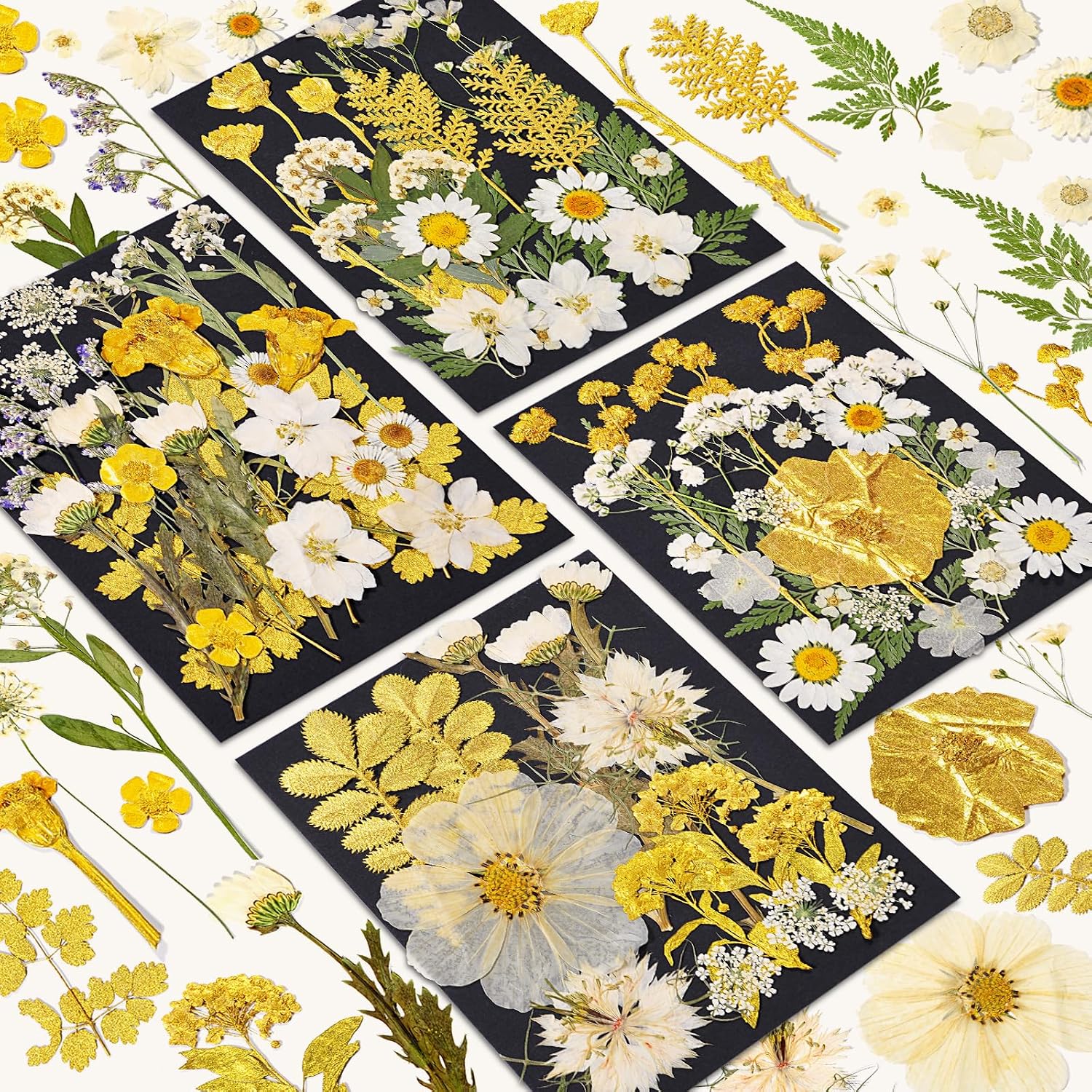 85 Pcs Dried Flowers for Crafts