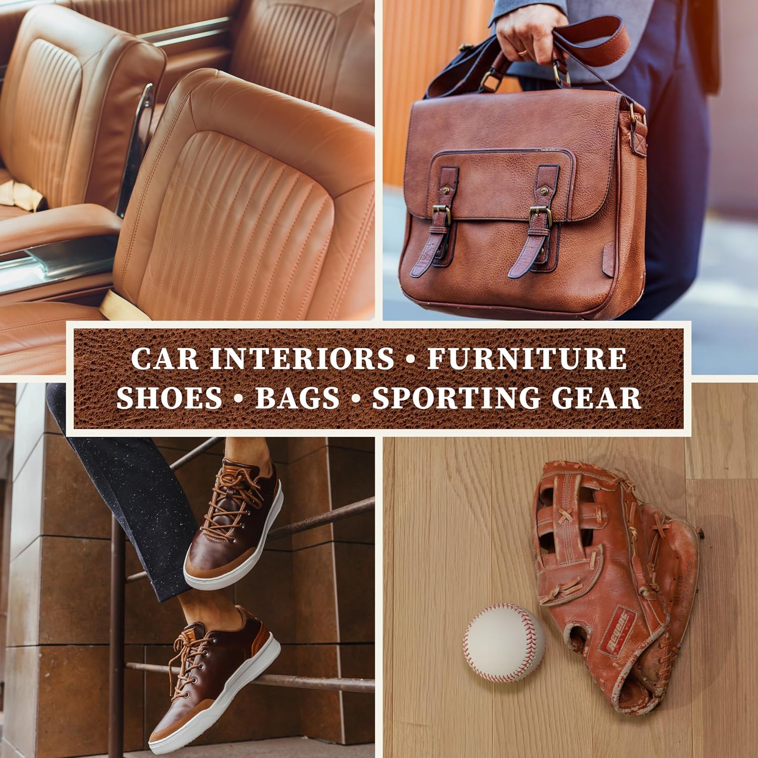 Lexol All Leather Conditioner for Car Seats, Furniture, Jackets, 16.9 Oz