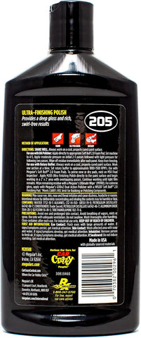 Meguiar's Professional M205 Ultra Finishing Polish Mirror Glaze, 8oz
