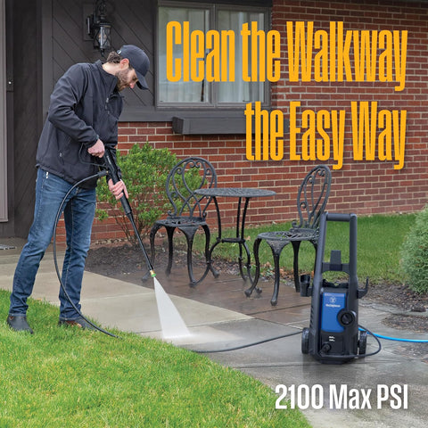Westinghouse ePX3050 Electric Pressure Washer, 2100 Max PSI 1.76 Max GPM with Foam Cannon and Turbo Nozzle, for Cars/Fences/Driveways/Home/Patios