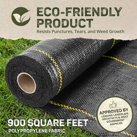 Dewitt Sunbelt Weed Barrier Fabric 3.2 oz, 3 x 300 Feet – Heavy-Duty
