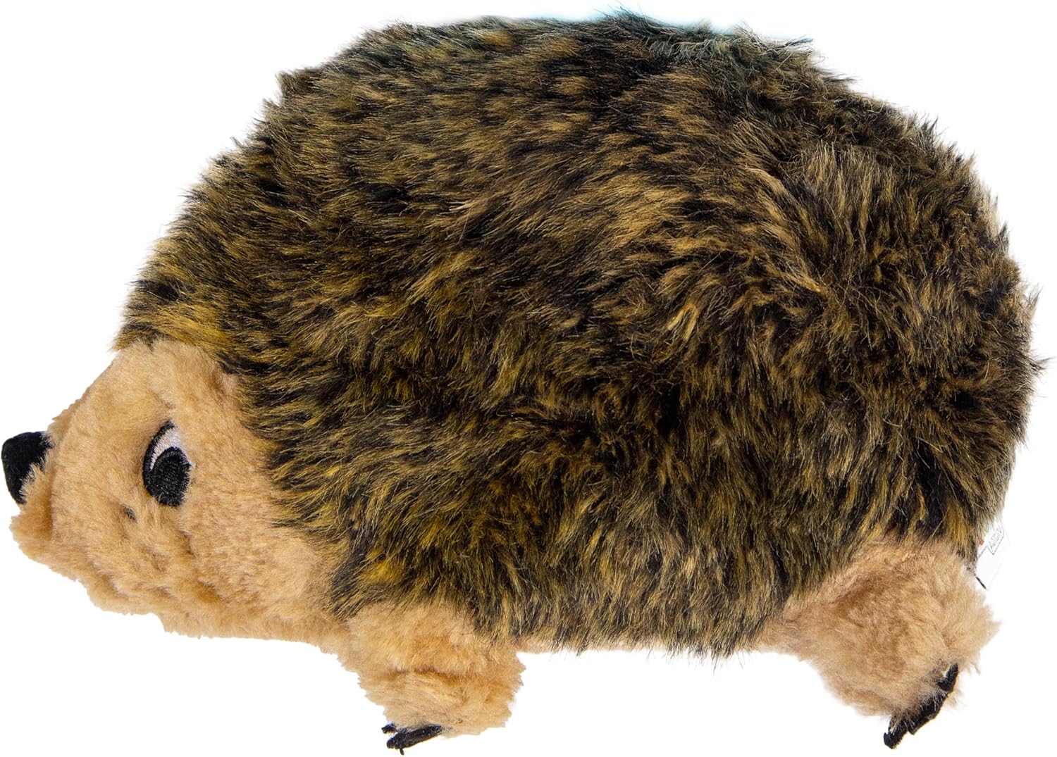 Outward Hound Hedgehogz Plush Dog Toy, Squeaks & Grunts, Medium, 9" x 6.5"