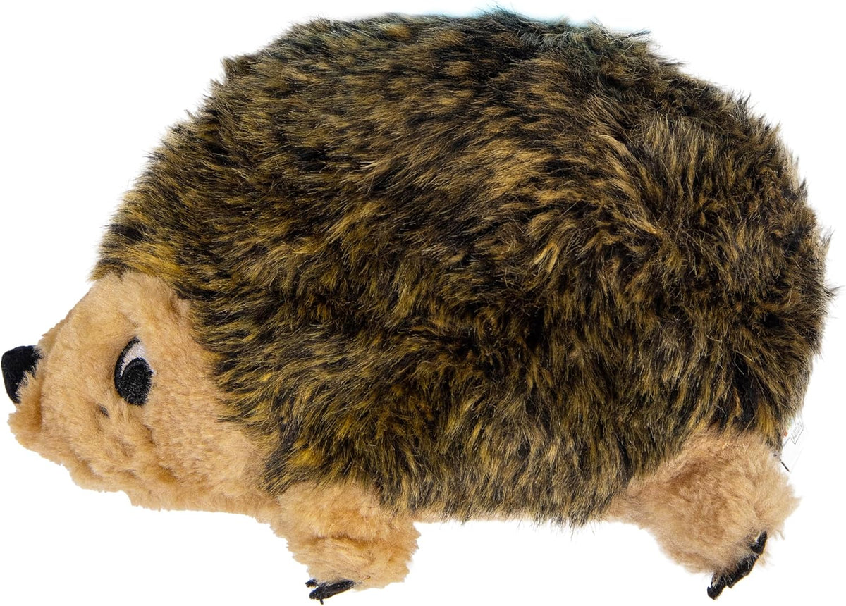 Outward Hound Hedgehogz Plush Dog Toy, Squeaks & Grunts, Medium, 9" x 6.5"