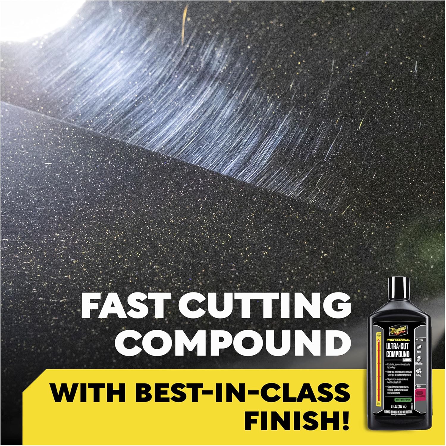 Meguiar's Professional M105 Ultra Cut Compound, 8oz