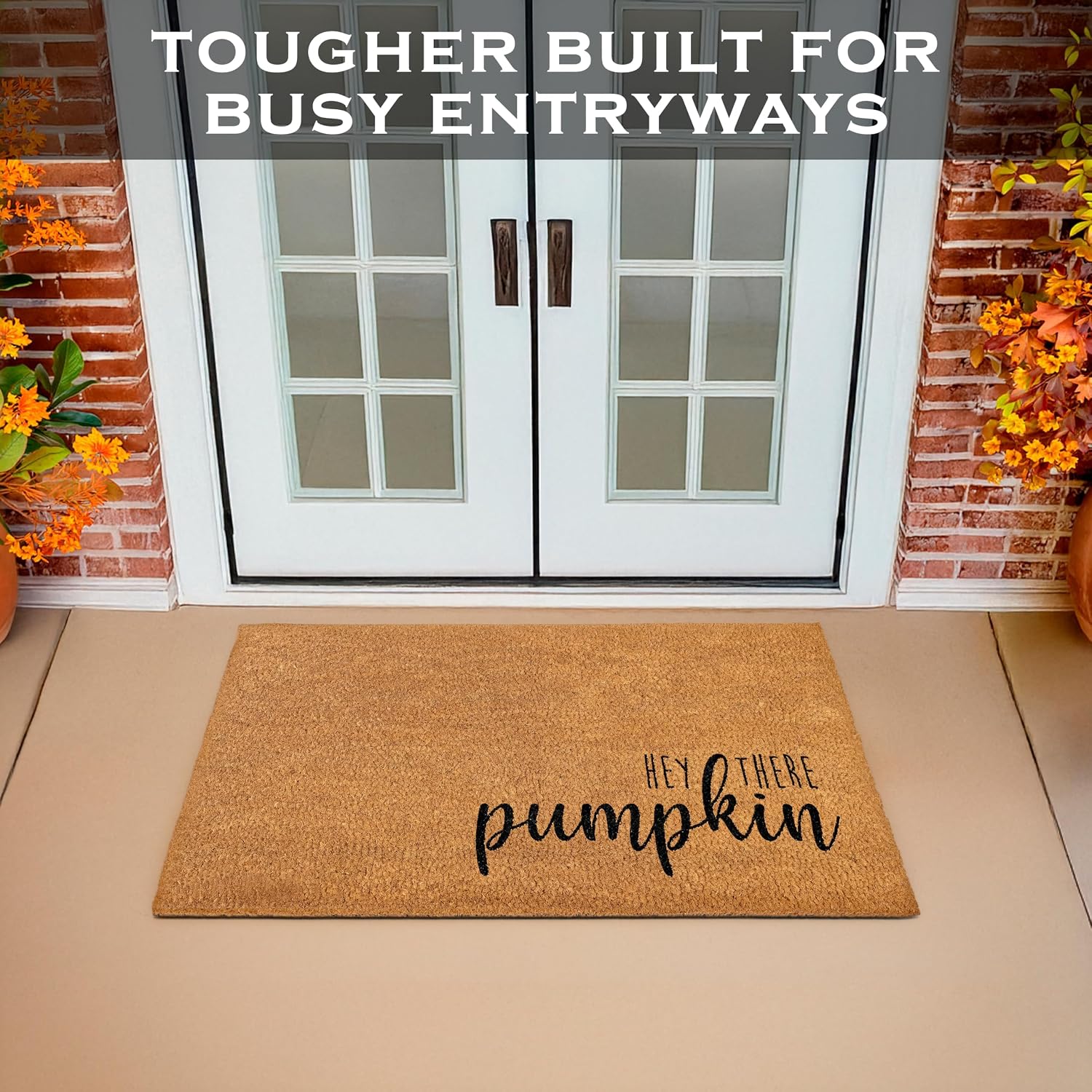 Hey There Pumpkin Door Mat 48x24 Inch Large Hello Pumpkin Welcome Mat Coir
