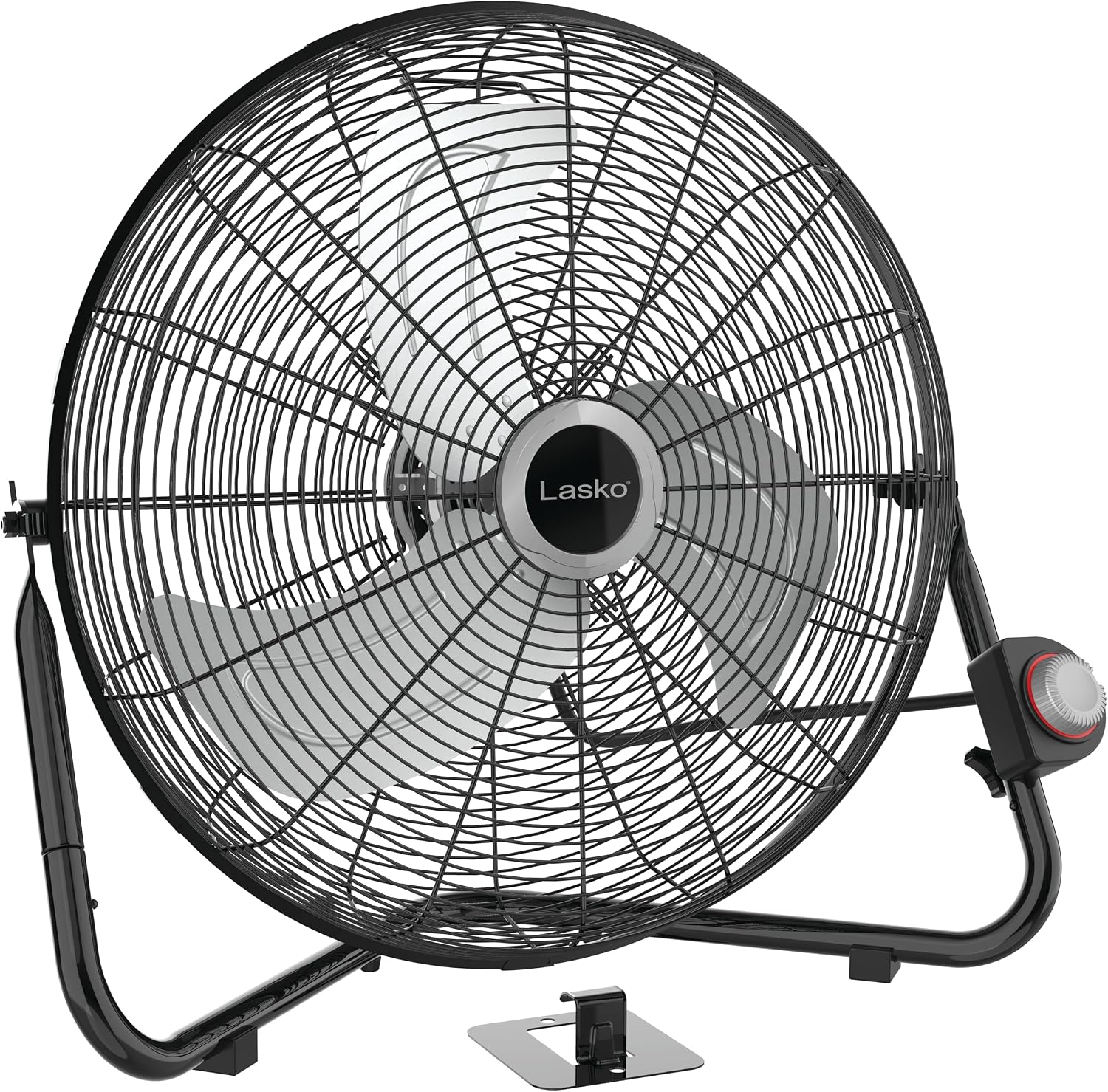 Lasko High Velocity Wall Mount and Floor Fan - 20" - 2264QM - Black