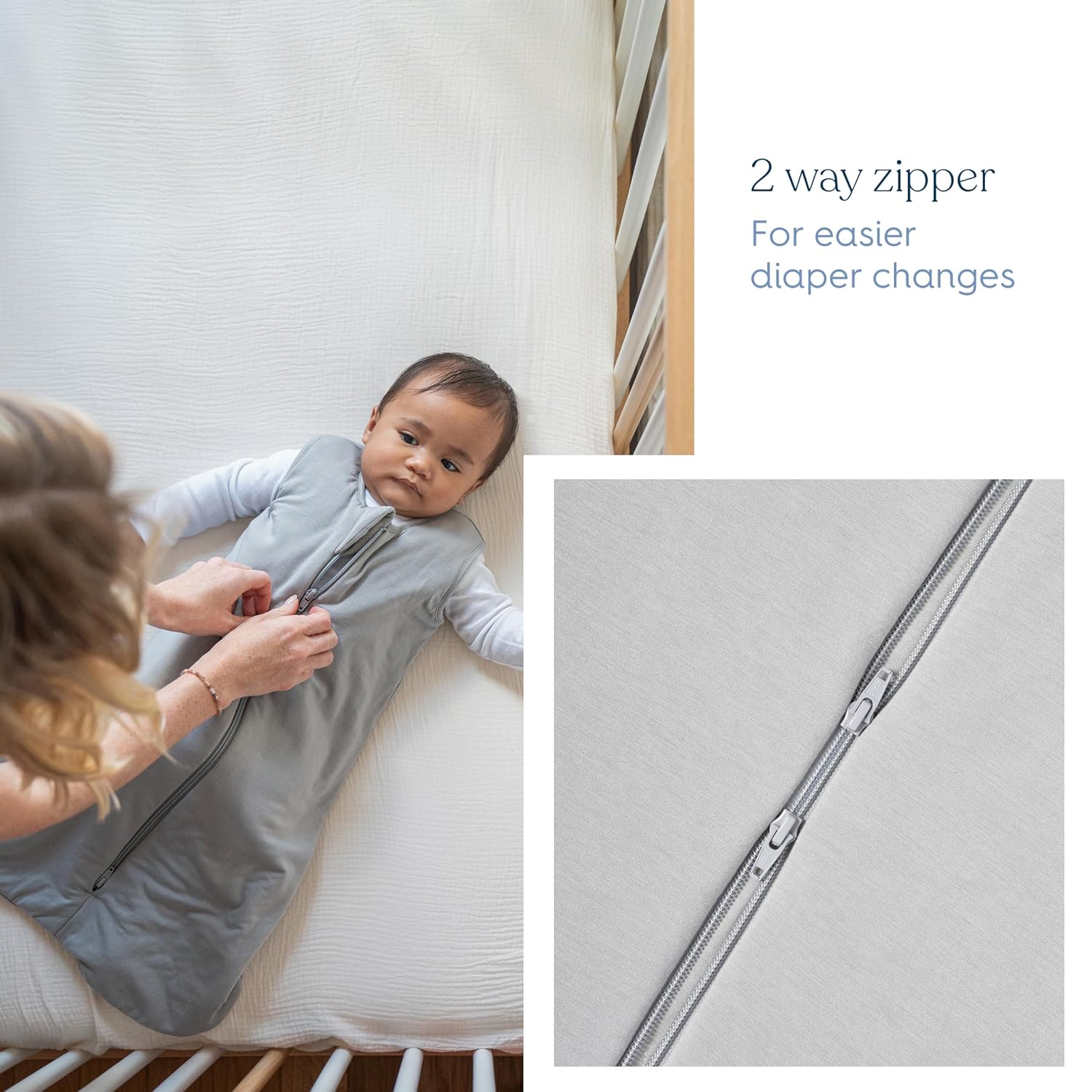 HALO SuperSoft Bamboo Wearable Blanket 1.5 TOG – Buttery Soft, Plush Baby Sleep Sack for Newborns, Infants & Toddlers, Hip-Healthy Design, Machine Washable, 18 – 24 Months, X-Large, Dusty Pink
