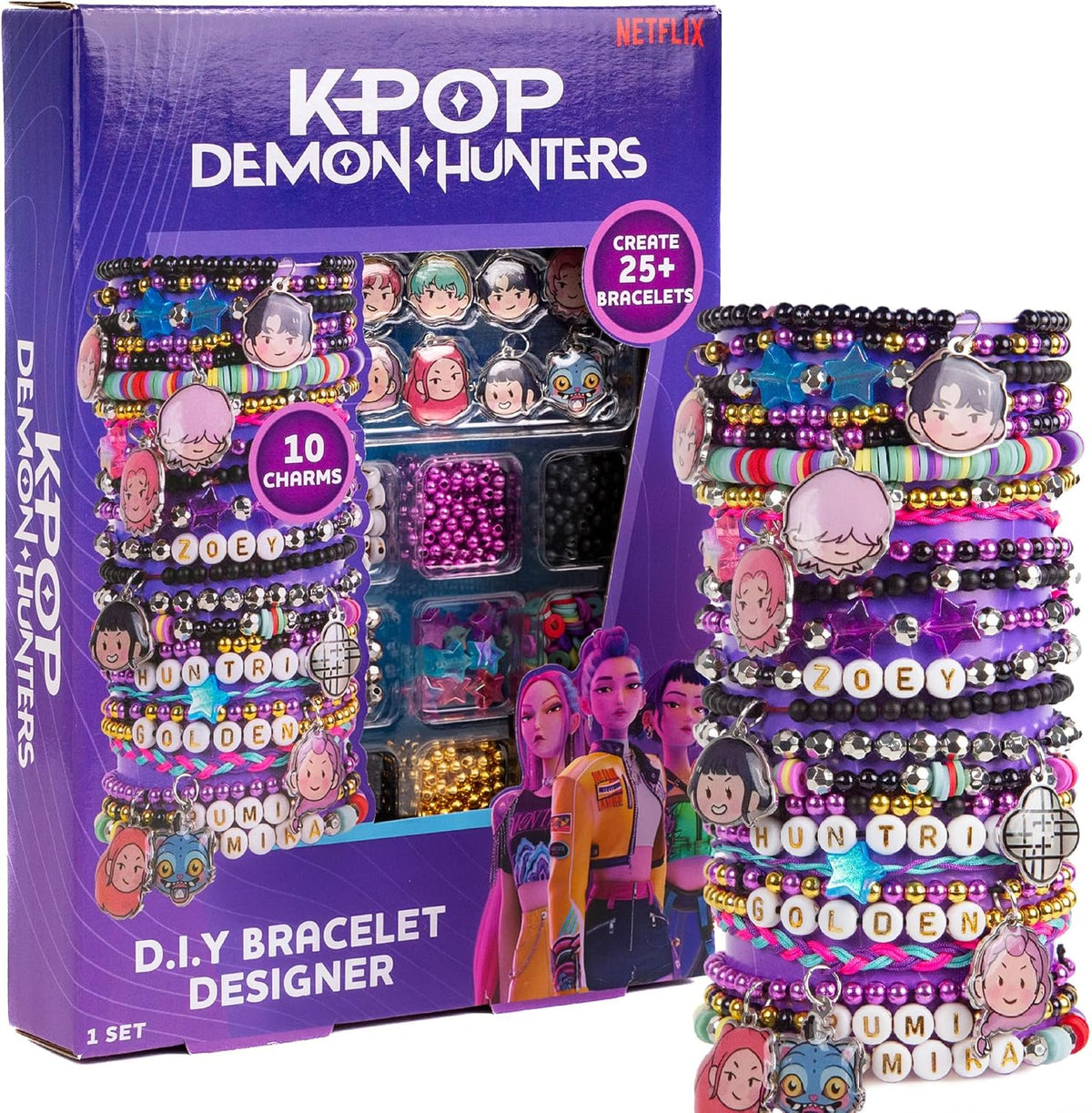 Horizon Group USA Jewelry Making Kit, Kpop Demon Hunters