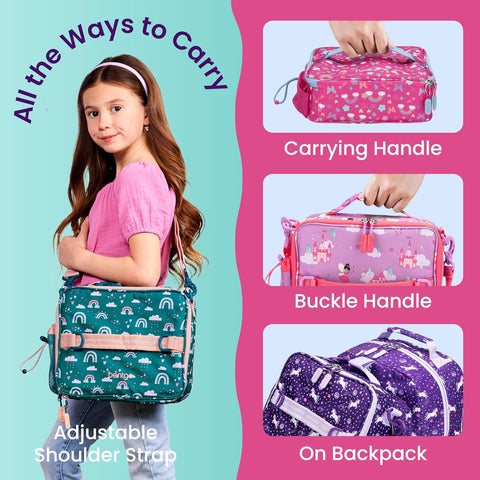 Bentgo Kids Prints Double-Insulated Reusable Lunch Bag