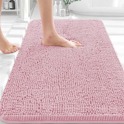 OLANLY Bathroom Rugs 30x20, Extra Soft Absorbent Chenille Bath Rugs