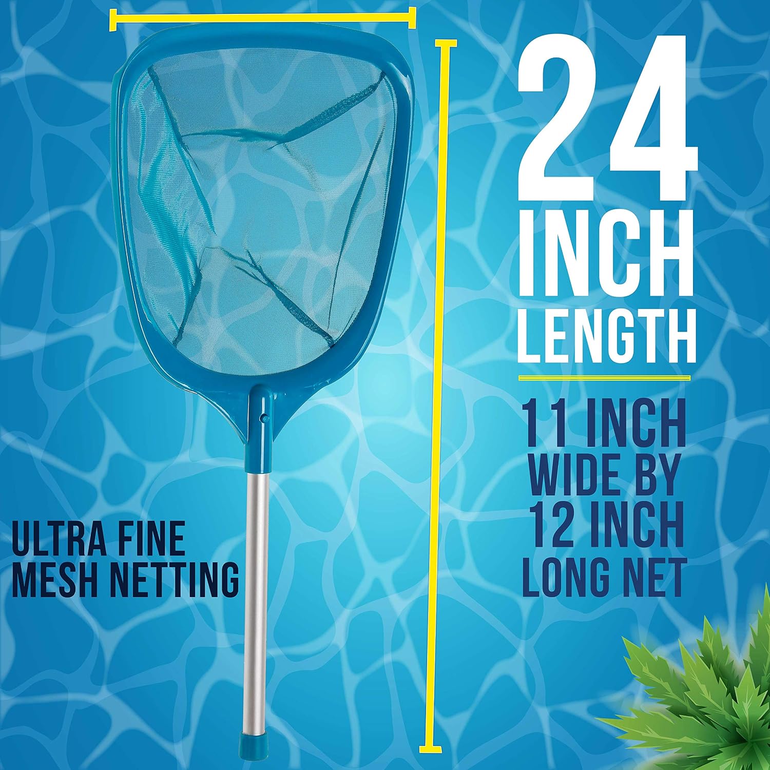 U.S. Pool Supply Professional Spa, Hot Tub, Pool Hand Leaf Skimmer Net with