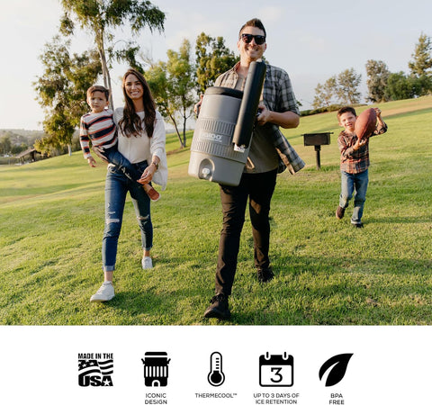 Igloo Sports Cooler | Insulated Beverage Dispenser with Spout |Portable Handwashing Station