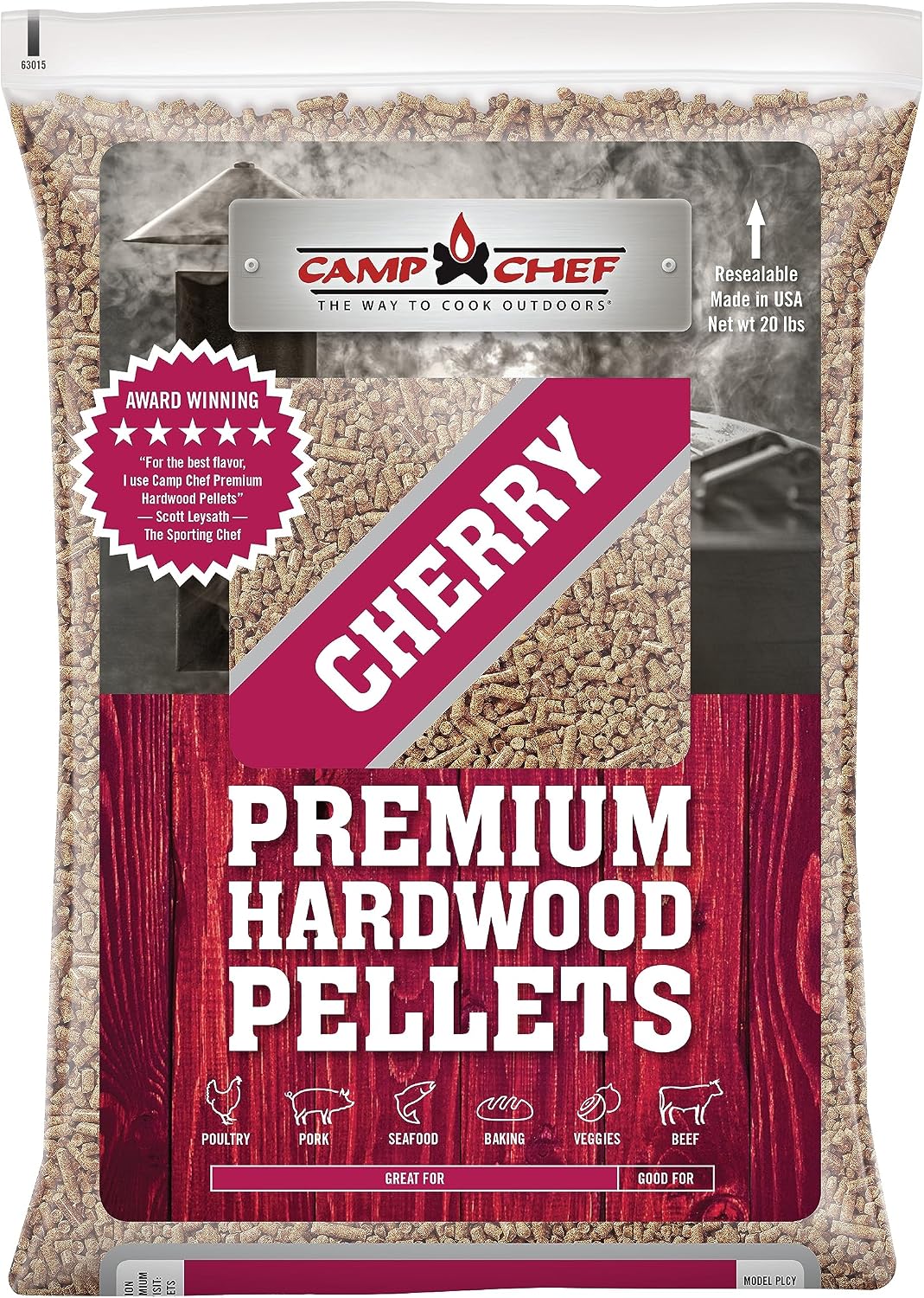 Camp Chef Competition Blend BBQ Pellets, Hardwood Pellets for Grill, Smoke, Bake, Roast, Braise and BBQ, 20 lb. Bag