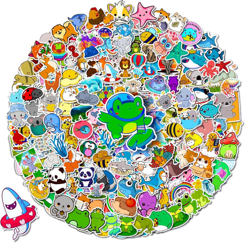 Arme Cute Animal Stickers Bulk Waterproof Water Bottle Stickers Pack 400PCS