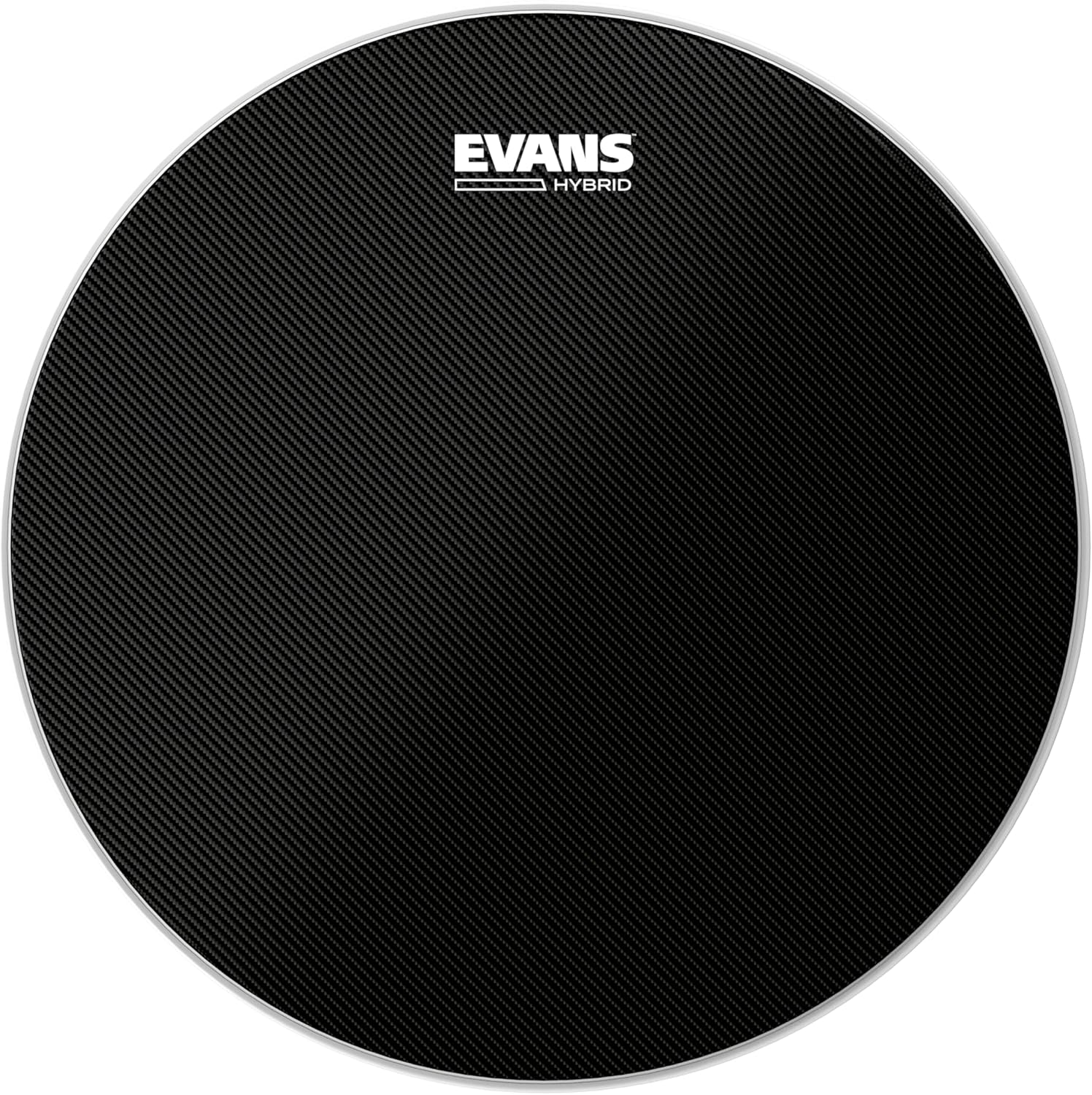 Evans Hybrid Black Marching Snare Drum Head - Marching Band Drum Heads - 14 Inch