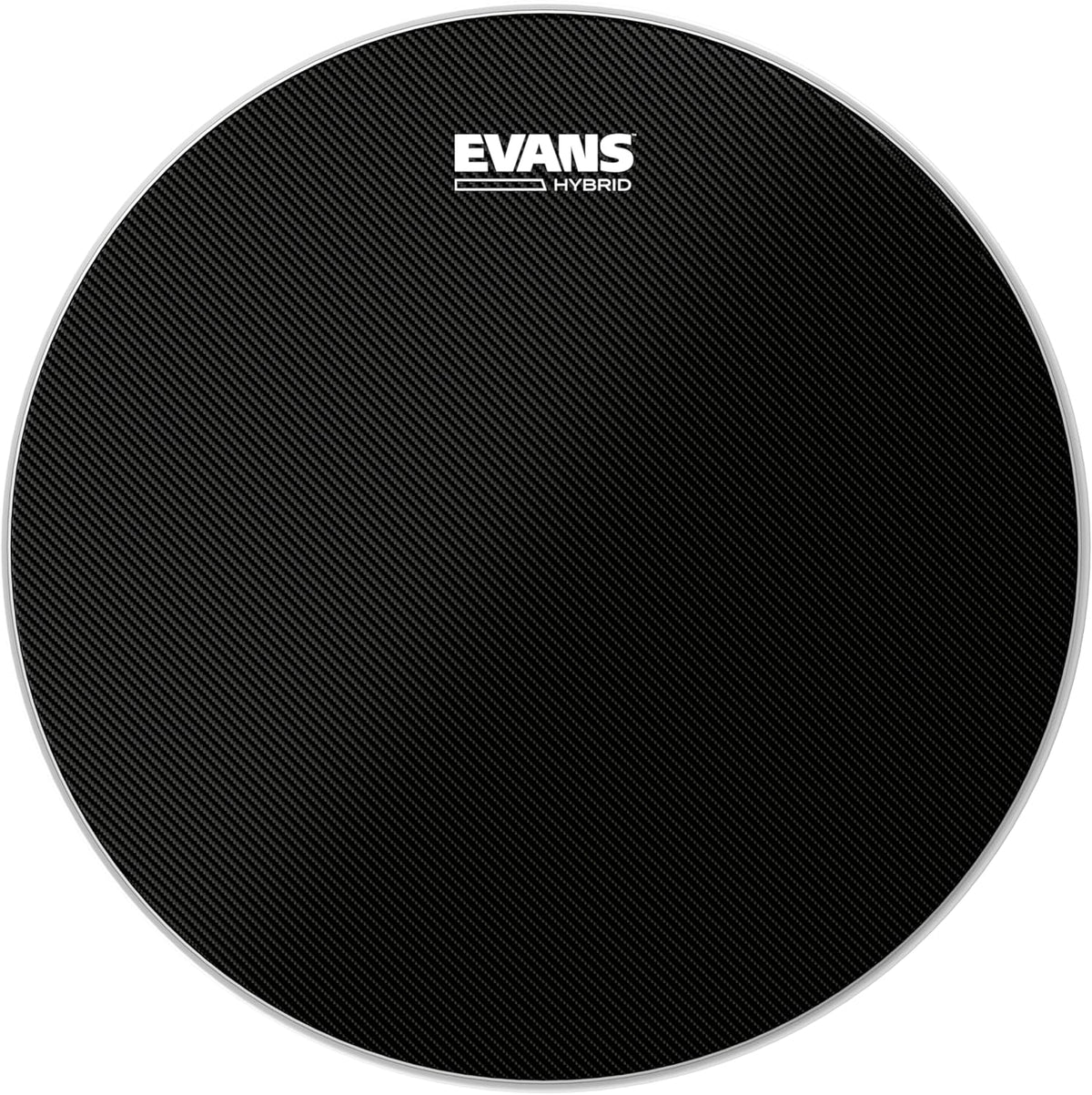 Evans Hybrid Black Marching Snare Drum Head - Marching Band Drum Heads - 14 Inch