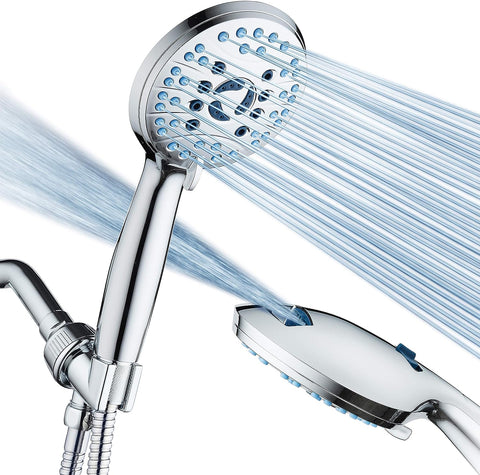 AquaCare 8-mode High Pressure Handheld Shower Head with 2-mode Power Wash