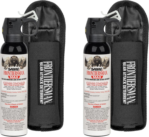 SABRE Frontiersman MAX Bear Spray, EPA Registered for 9 Animal Species