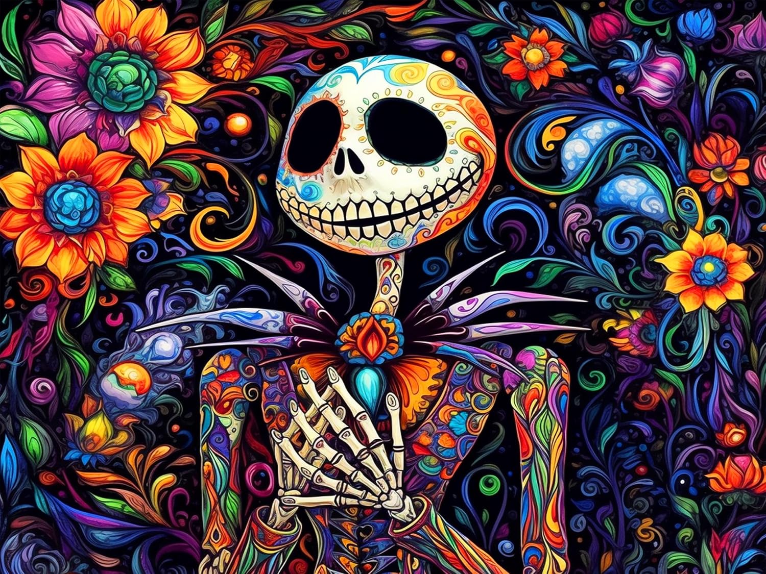 Meothan Diamond Art Kits for Adults Halloween Diamond Painting Kit 12x16in