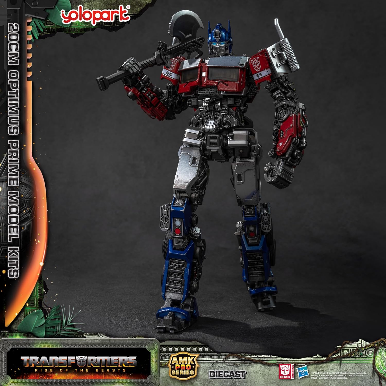 YOLOPARK Optimus Prime Transformers Rise of The Beasts Action Figure