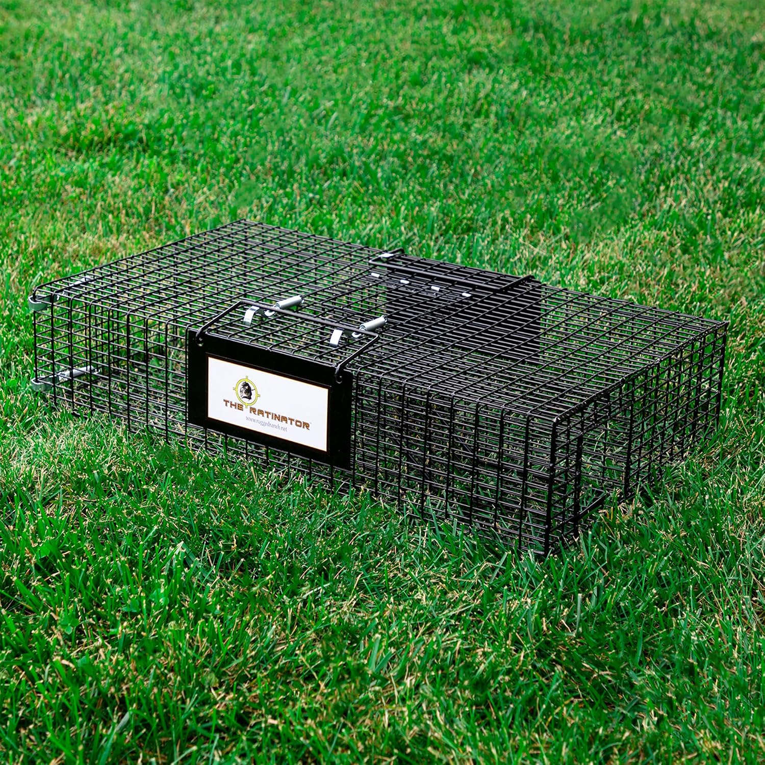 Rugged Ranch Ratinator Large Dual Door Live Rat & Mouse Trap Metal Cage