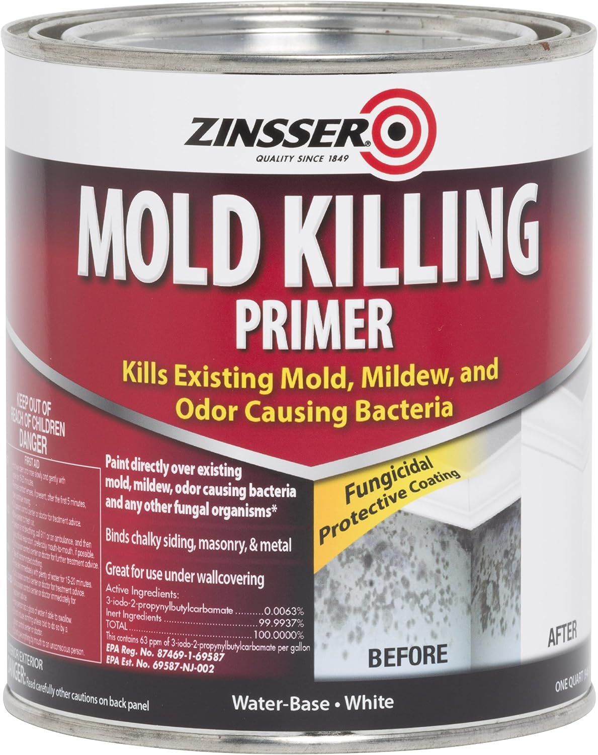 Zinsser Mold Killing Primer, Quart