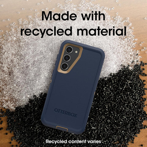 OtterBox Galaxy S23 FE (Only) - Defender Series Case - Lichen the Trek (Green) - Case Only - Rugged & Durable - with Port Protection - Non-Retail Packaging