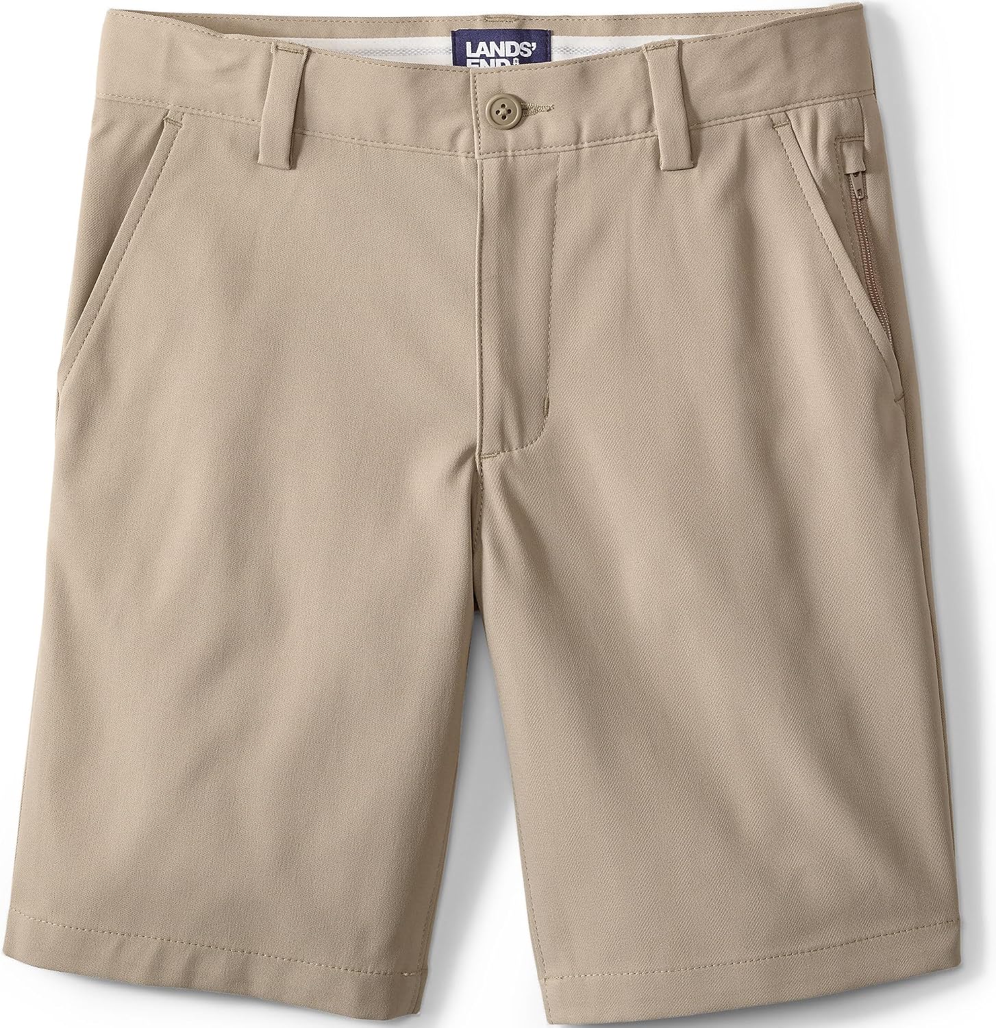 Lands' End School Uniform Boys Active Chino Shorts