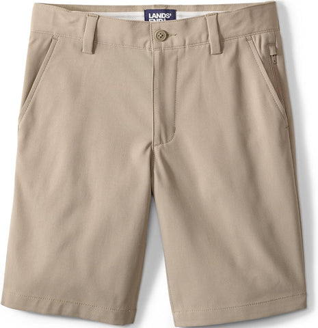 Lands' End School Uniform Boys Active Chino Shorts