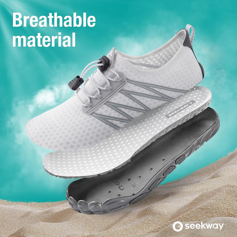 SEEKWAY Water Shoes Men Women Adult Quick-Dry Aqua Sock Barefoot for Beach Swim River Pool Lake Hiking Kayaking Surfing