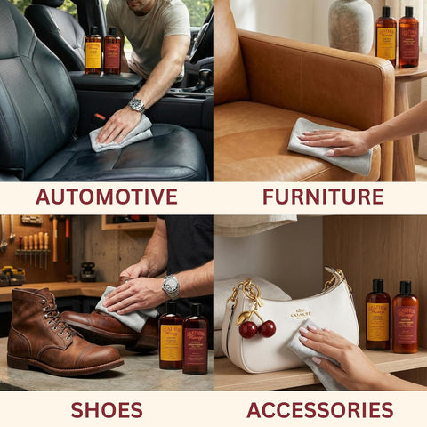 Leather Honey Complete Leather Care Kit – Non-Toxic, Made in USA