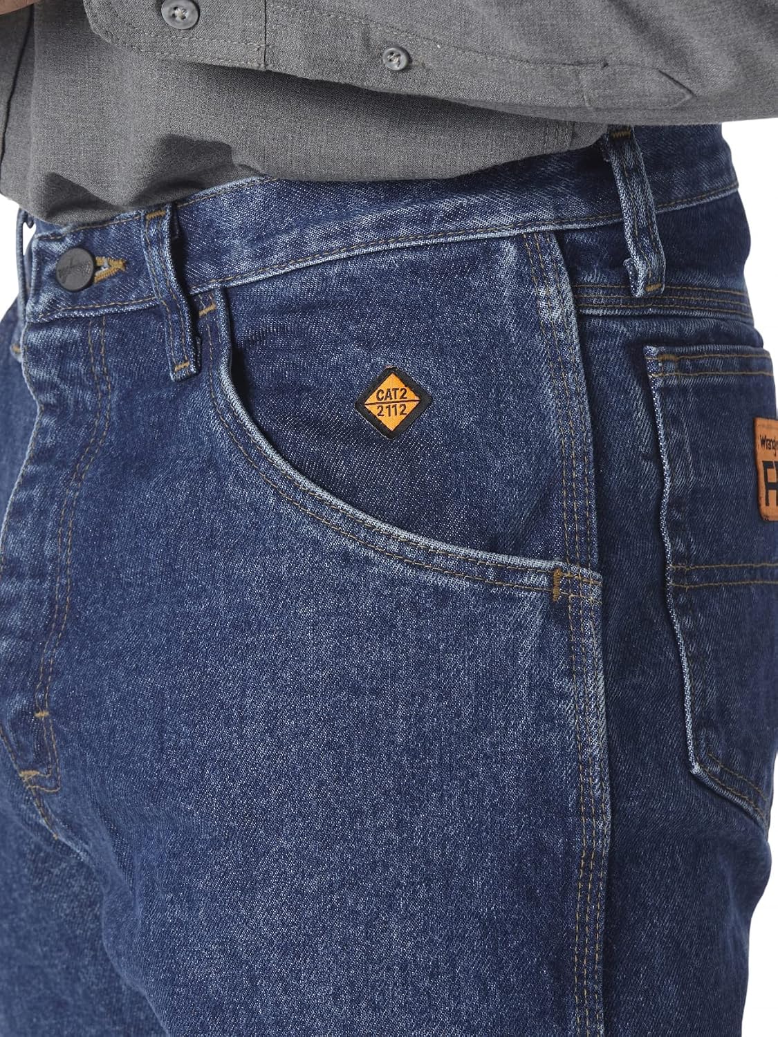 Wrangler Men's Riggs Workwear Flame Resistant Relaxed Fit Jeans