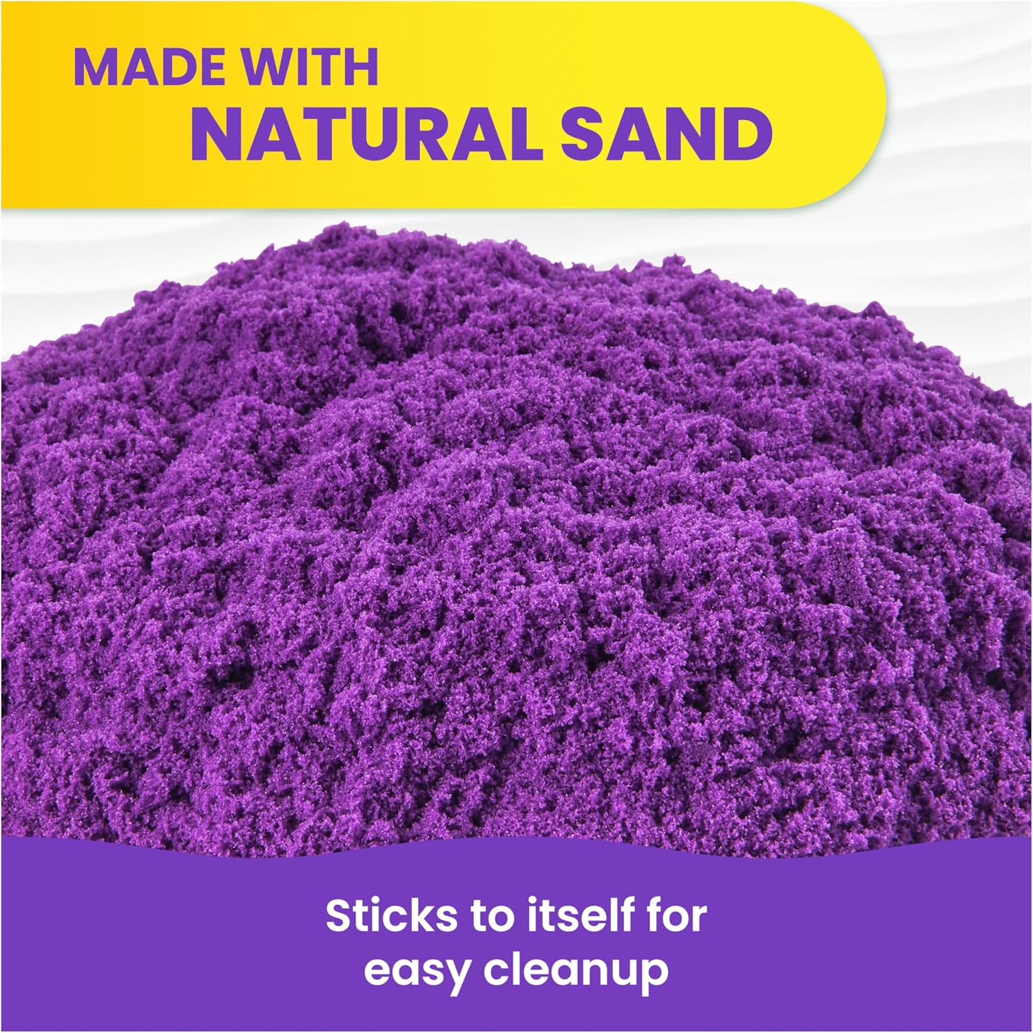 Kinetic Sand 2.5lb Purple Amazon Exclusive, Moldable Sensory Toys, Ages 3+
