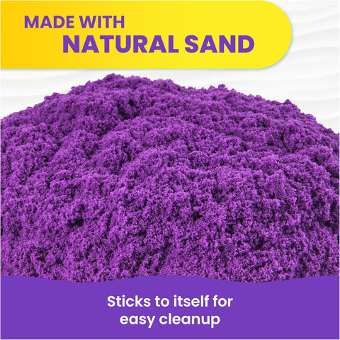 Kinetic Sand 2.5lb Purple Amazon Exclusive, Moldable Sensory Toys, Ages 3+