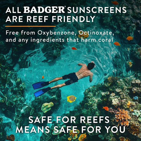 Badger Mineral Baby Sunscreen Cream, Non Toxic Sunscreen, SPF 40, 2.9 fl oz