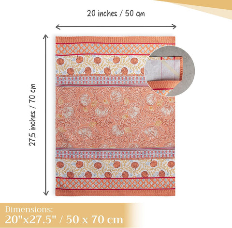 Maison d' Hermine Kitchen Towels Set of 3 Reusable 100% Cotton 27.50" x 20"