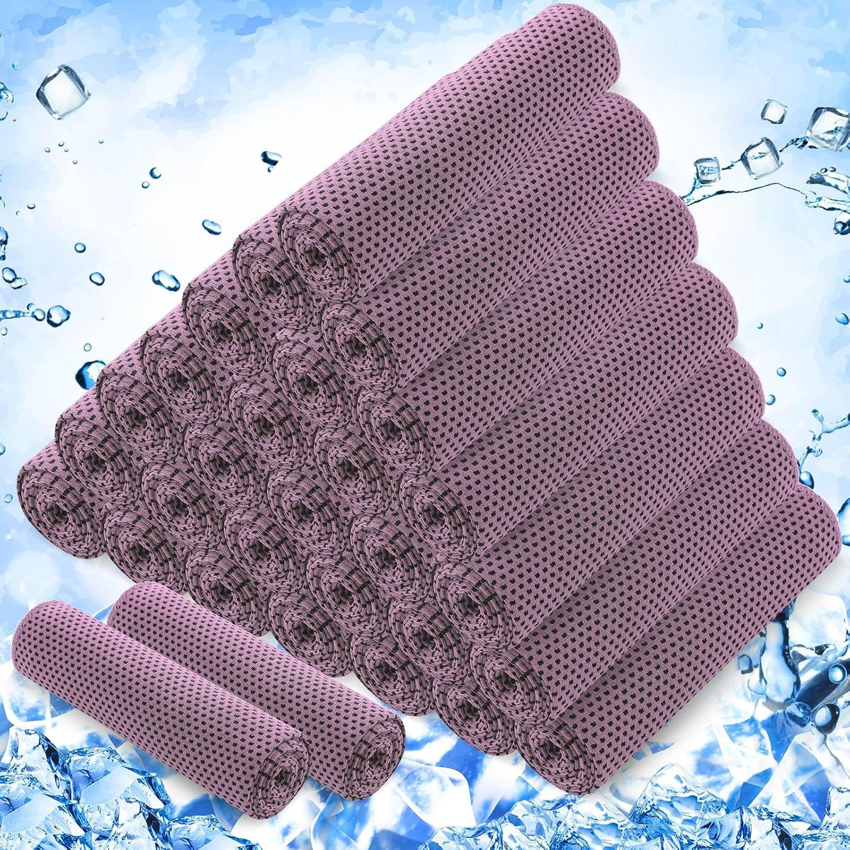 Hosuly 30 Pack Cooling Towels 40"x12"