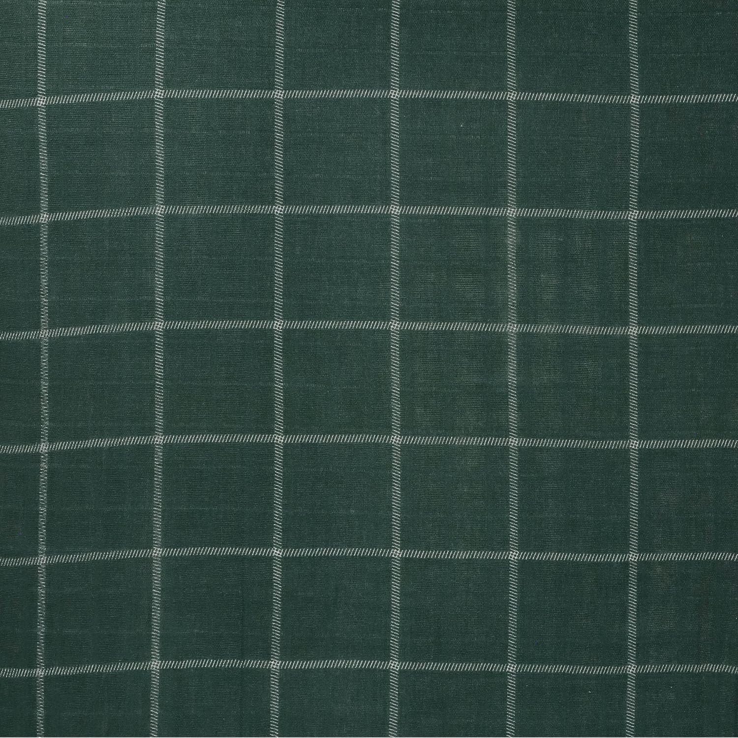 Little Unicorn Fitted Crib Sheet | 100% Cotton Muslin | Super Soft | Sized for Standard Baby Crib & Toddler Mattress | Machine Washable | 52” x 28” x 6” (Evergreen Plaid)