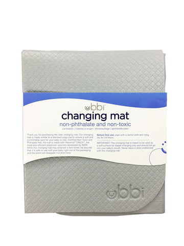 Ubbi On-the-Go Diaper Changing Baby Mat, Gray