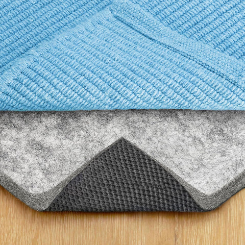 RUGPADUSA - Dual Surface - 10' Square - 3/8" Thick - Felt + Rubber - Enhanced Non-Slip Rug Pad - Adds Comfort and Protection - for Hard Surface Floors