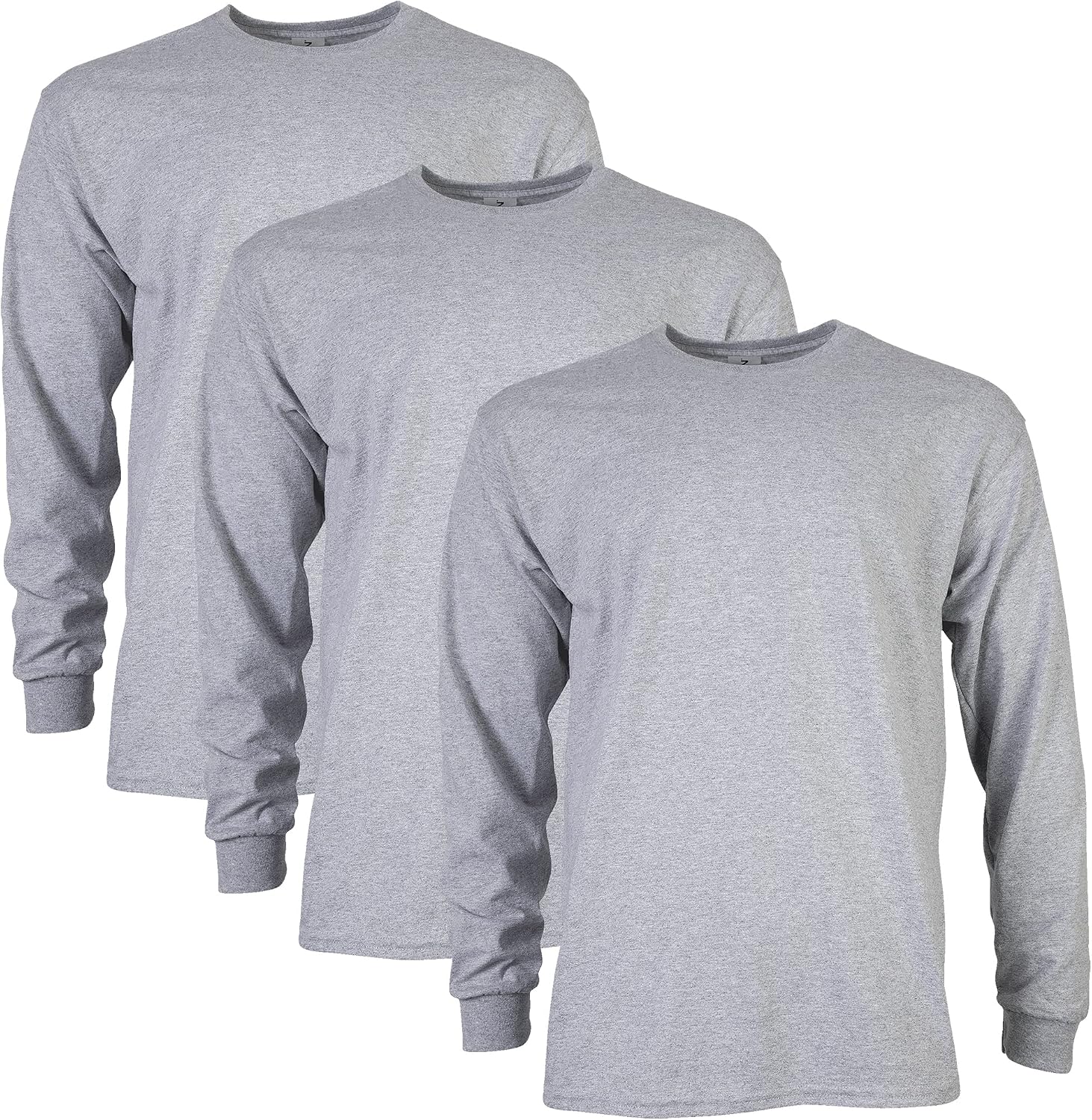 Gildan Adult Ultra Cotton Long Sleeve T-Shirt, Style G2400, Multipack