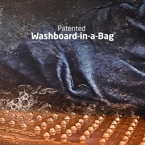 Scrubba Tactical Wash Bag Patented Washboard-in-a-Bag™ Military Washer