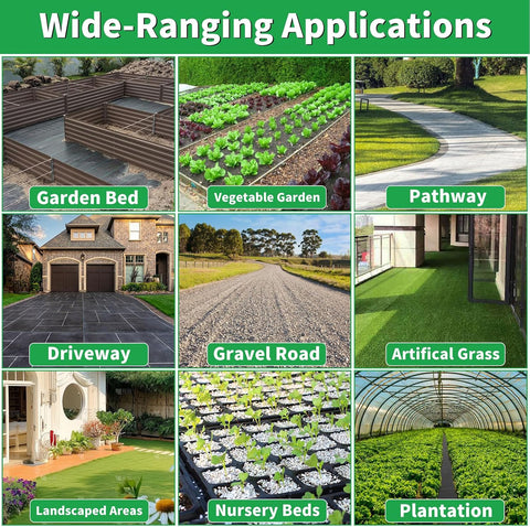 3ft x 300ft Weed Barrier Fabric, Heavy Duty Landscape Fabric