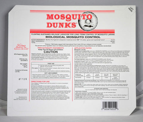 Summit…responsible solutions 155 Summit 100 Count Mosquito Dunk, Natural