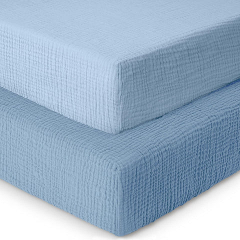 Dreamology Baby Crib Sheets,Muslin Crib Sheet Girls,Boys,Crib Sheet,2 Pack