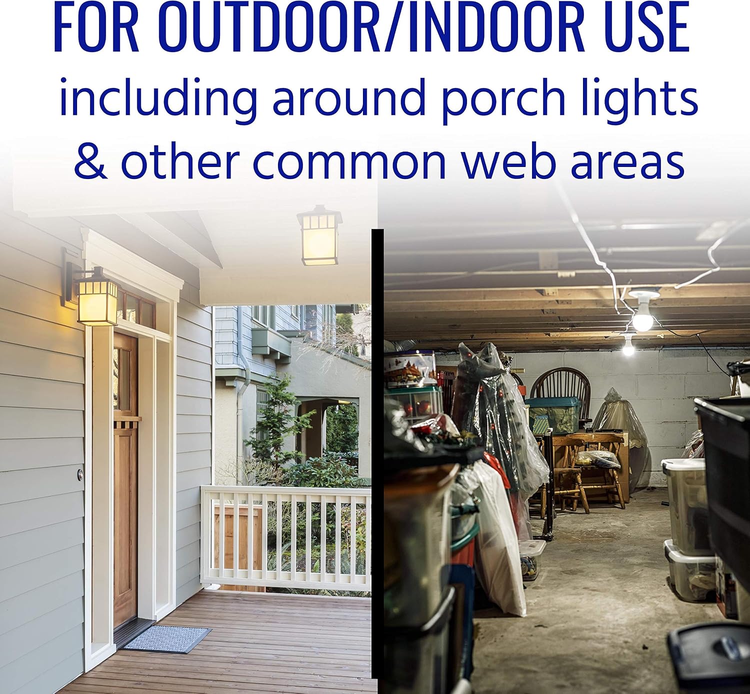 TERRO Cobweb Eliminator, Spiderweb Repellent Spray for Indoor & Outdoor Use