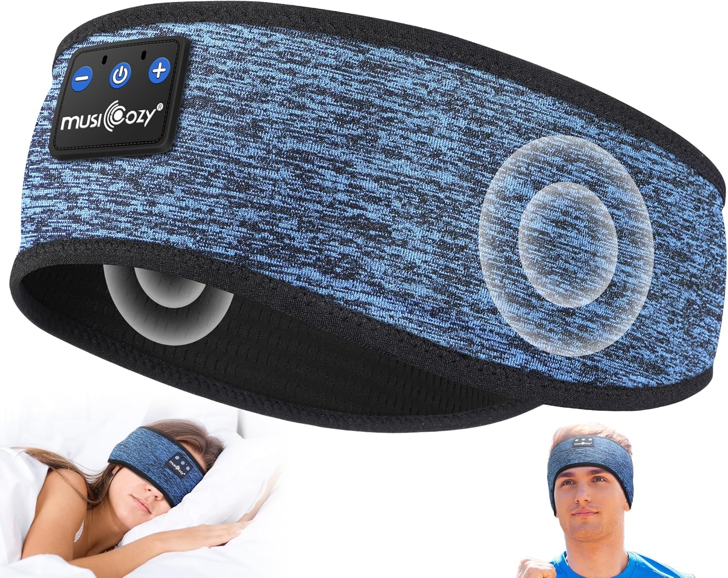 MUSICOZY Bluetooth 5.4 Sleep Headphones Headband Sports Wireless Audio