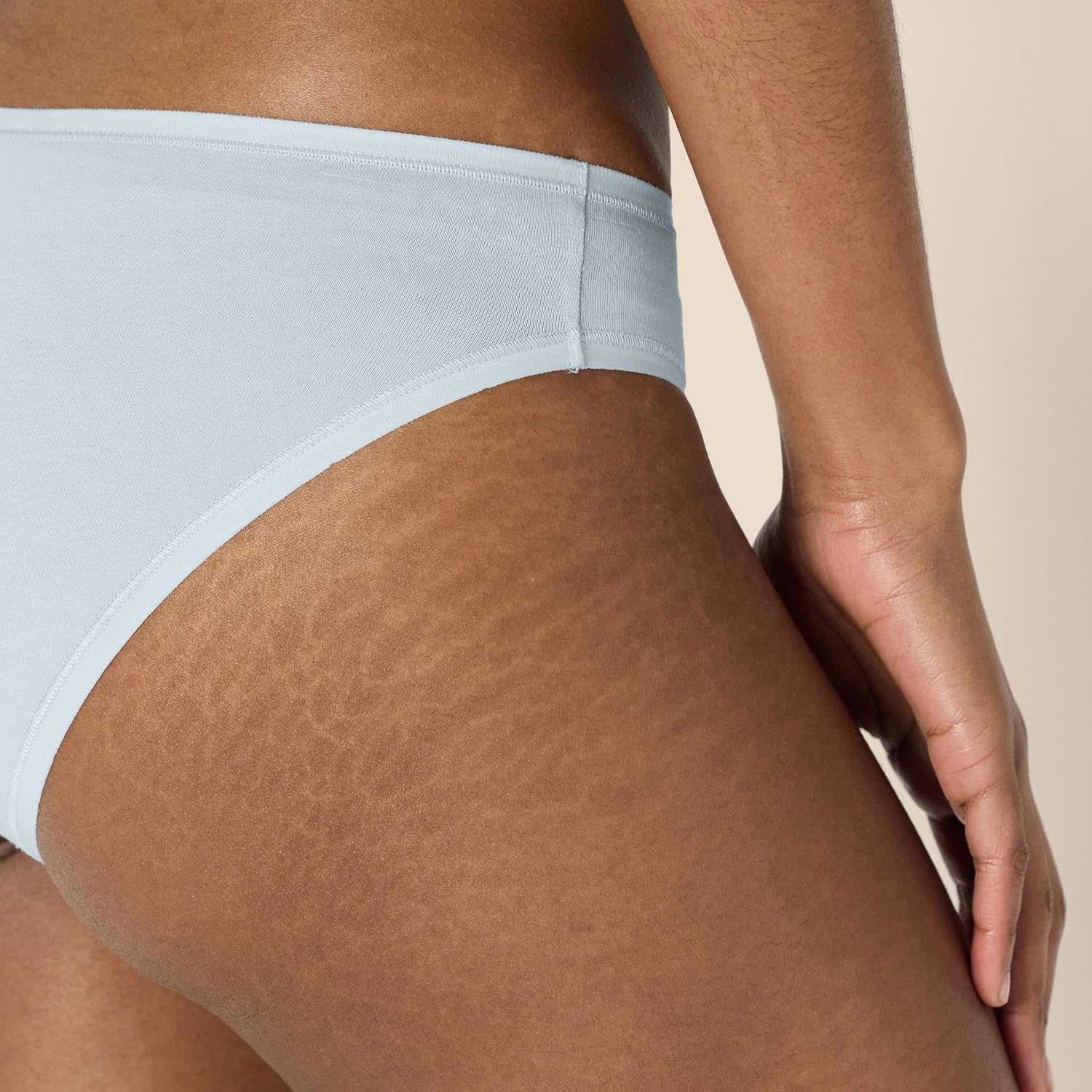 Amazon Essentials Women's Cotton Spandex Bikini Brief Underwear (Available in Plus Size)