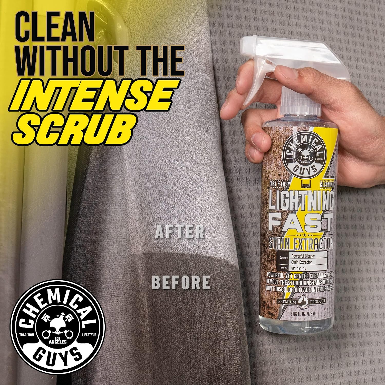 Chemical Guys, Lightning Fast Carpet & Upholstery Stain Extractor, 16 oz