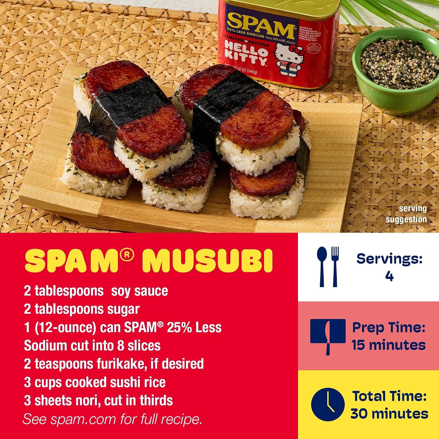 SPAM 25% Less Sodium Canned Meats, 12 oz Cans, 12 Pack, Packaging May Vary